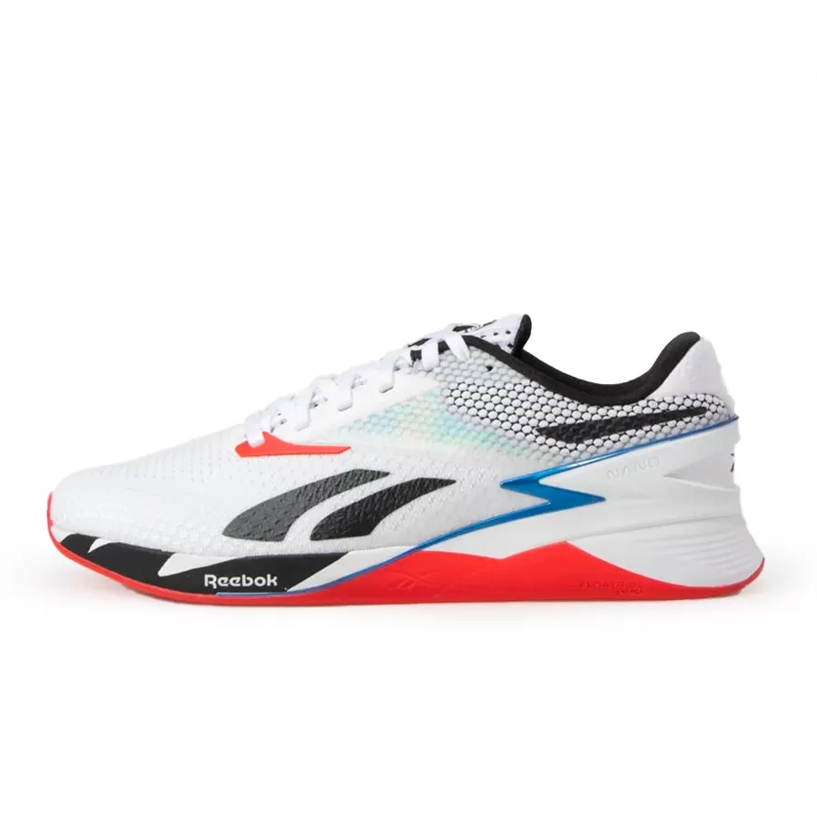 Imagen 3 de 5 de Zapatillas Reebok Nano X3-BLANCO/NEGRO/ROJO