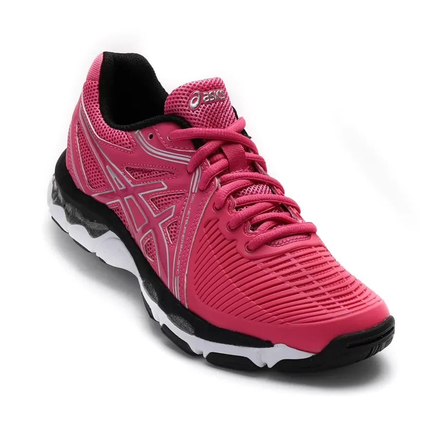 Imagen 3 de 4 de Zapatillas Asics Gel Netburner Ballistic-ROSA FLUOR/NEGRO/PLATA