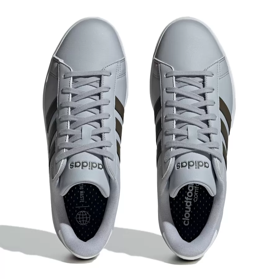 Zapatillas adidas Grand Court 2.0 GRIS NEGRO BLANCO Vaypol