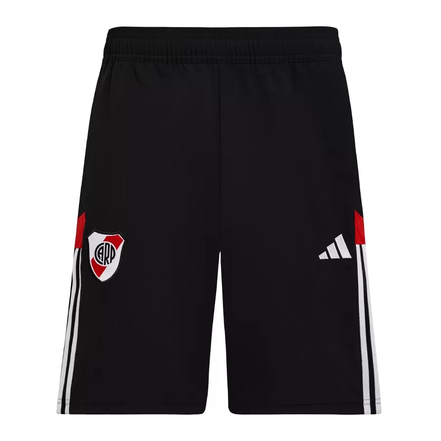 Imagen 0 de 2 de Shorts adidas De Descanso River Plate 24-NEGRO/BLANCO/ROJO