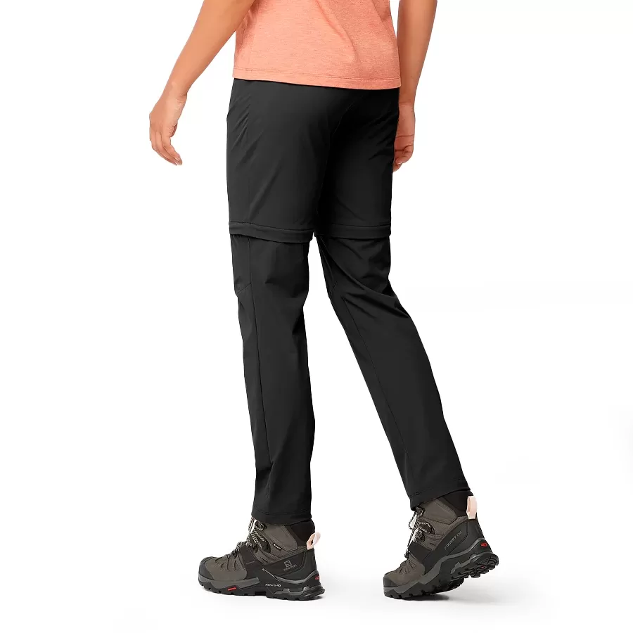 Imagen 2 de 5 de Pantalón Salomon Wayfarer Zip Off-NEGRO