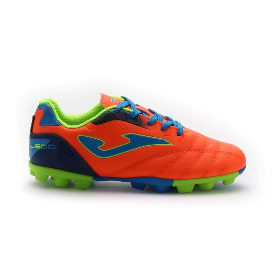 Imagen 0 de 5 de Botines Joma Toledo Campo Jr Fw-NARANJA/AZUL