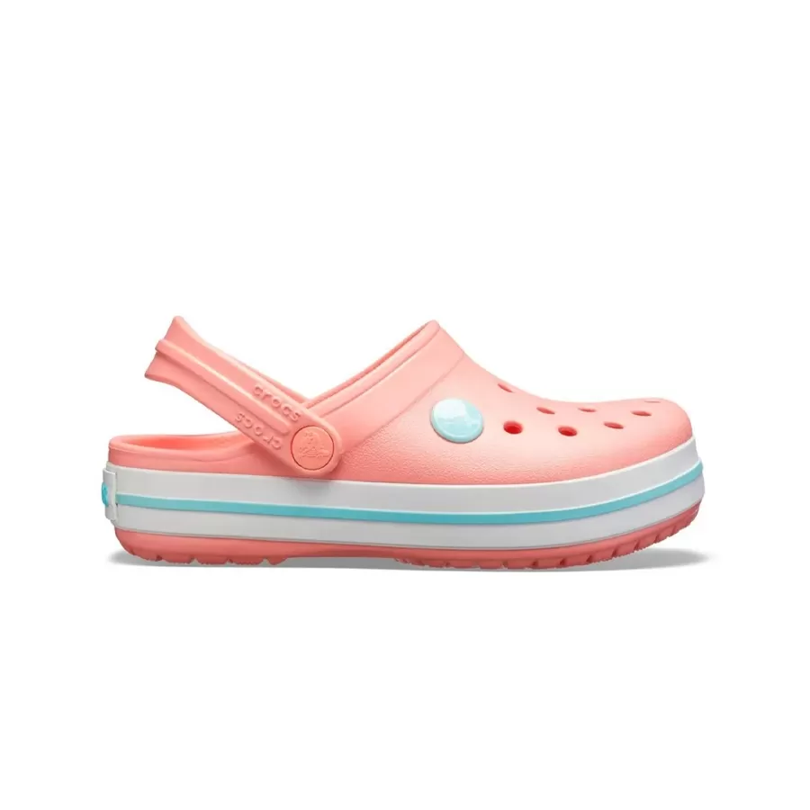 Imagen 0 de 3 de Ojotas Crocs Crocband Kids-SALMON/CELESTE