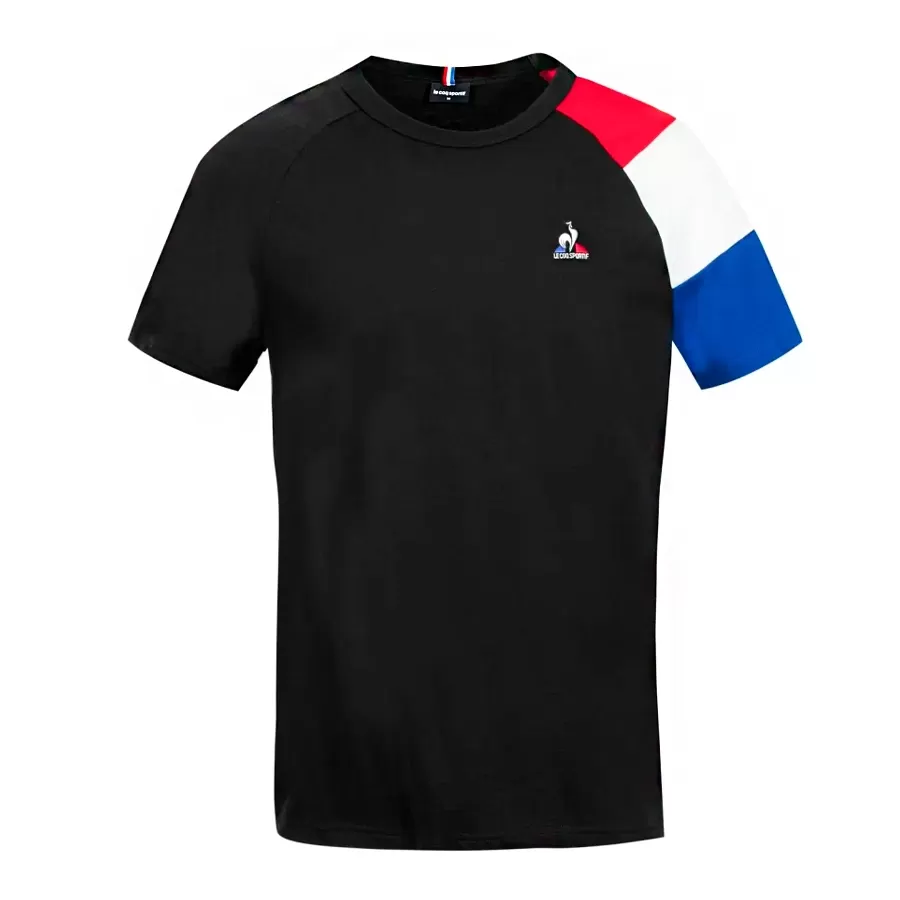 Imagen 0 de 5 de Remera Le Coq Sportif Bat SS Nº1-NEGRO/ROJO