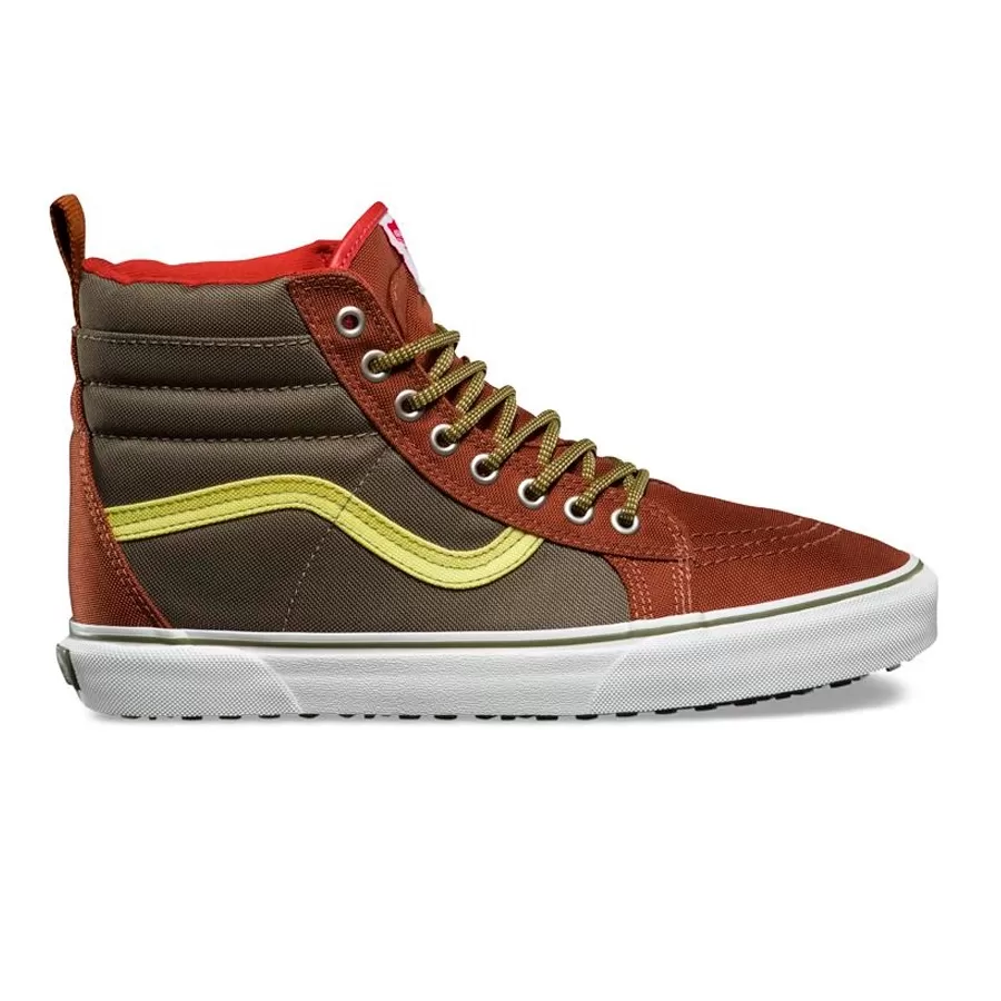 Zapatillas Vans U Sk8 Hi Mte Dx VERDE MILITAR MARRON AMARILLO City