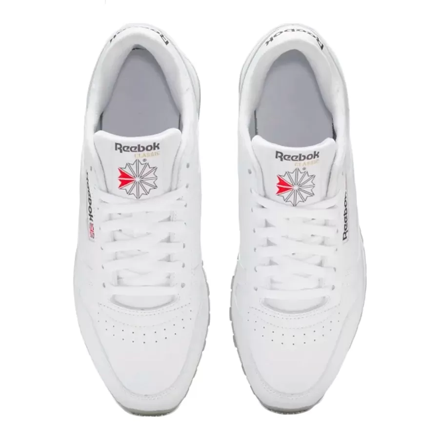 Imagen 3 de 5 de Zapatillas Reebok Classic Leather-BLANCO/GRIS