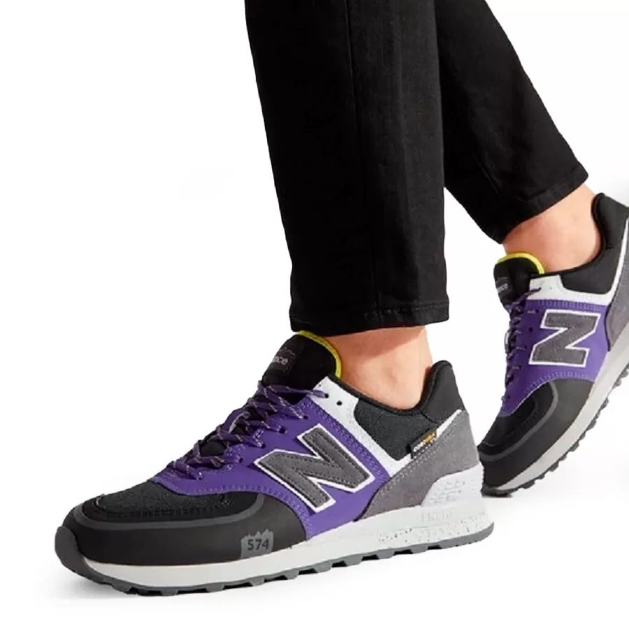 Imagen 4 de 5 de Zapatillas New Balance 574-NEGRO/VIOLETA/GRAFITO