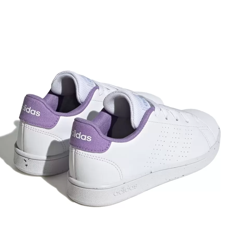 Imagen 2 de 8 de Zapatillas adidas Advantage K-BLANCO/LILA