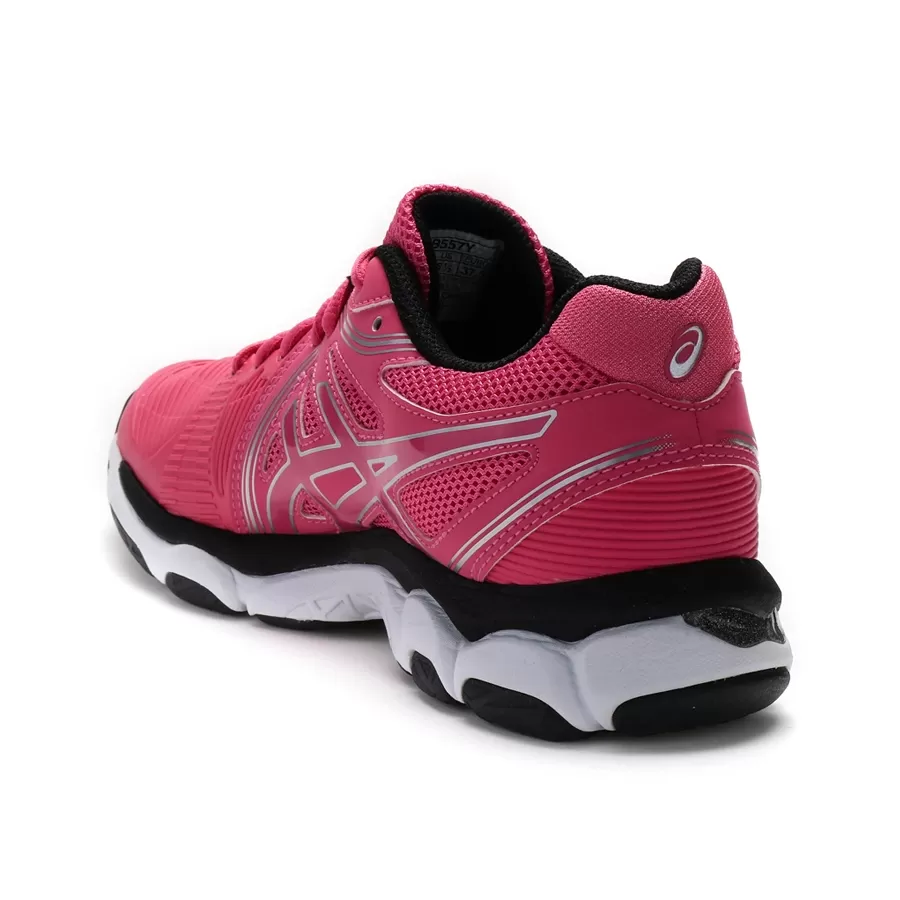 Imagen 2 de 4 de Zapatillas Asics Gel Netburner Ballistic-ROSA FLUOR/NEGRO/PLATA