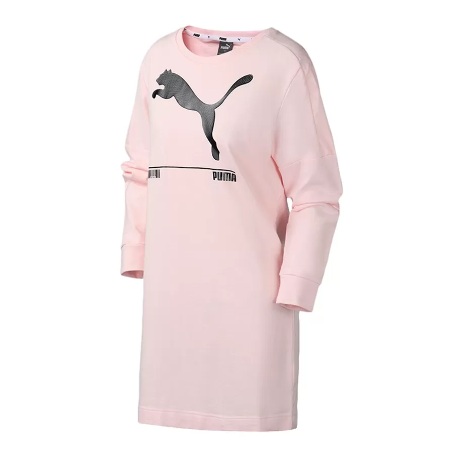 Imagen 3 de 5 de Vestido Puma Nu-tility-ROSA/NEGRO