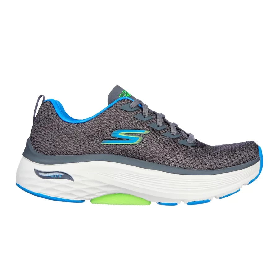 Imagen 0 de 4 de Zapatillas Skechers Max Cushioning Arch Fit-GRIS/CELESTE/VERDE FLUOR