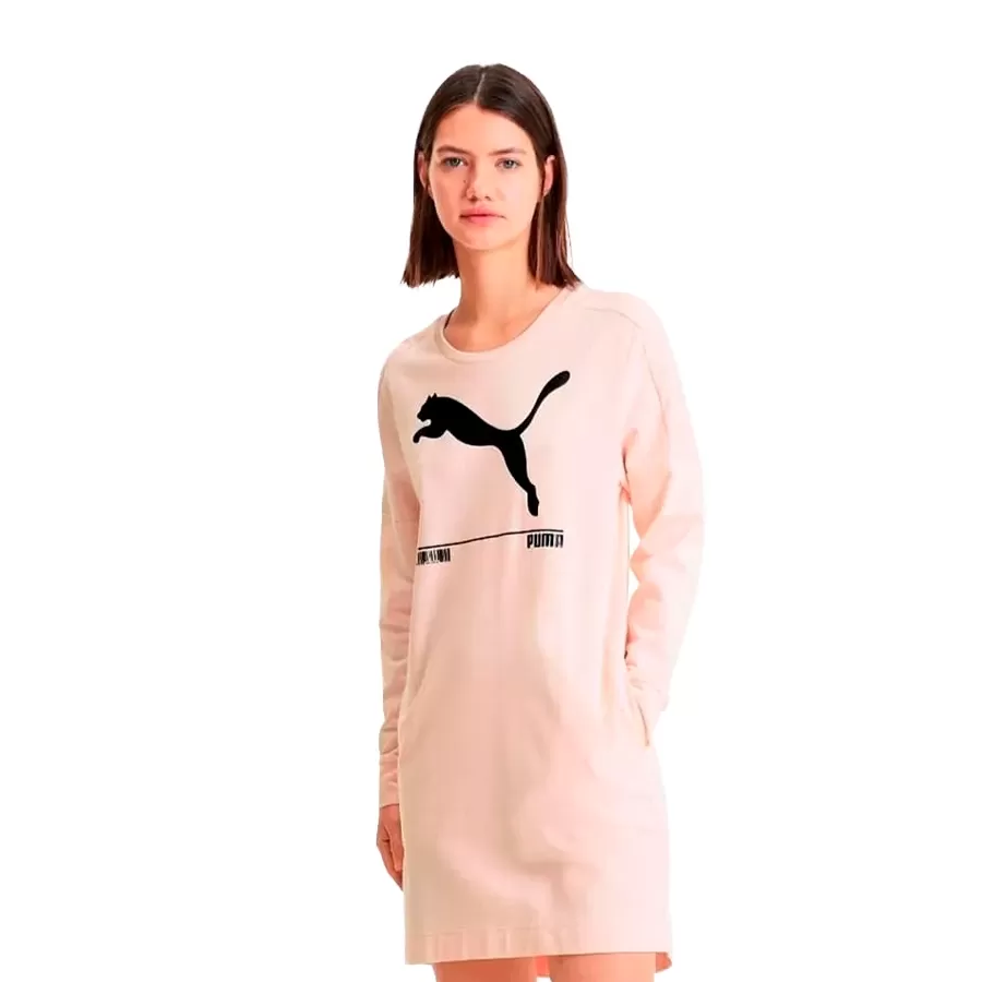 Imagen 4 de 5 de Vestido Puma Nu-tility-ROSA/NEGRO