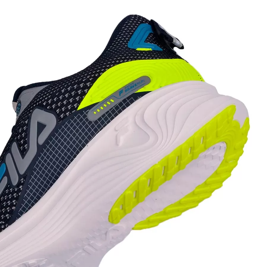 Imagen 5 de 6 de Zapatillas Fila Racer Brave-MARINO/GRIS/LIMA