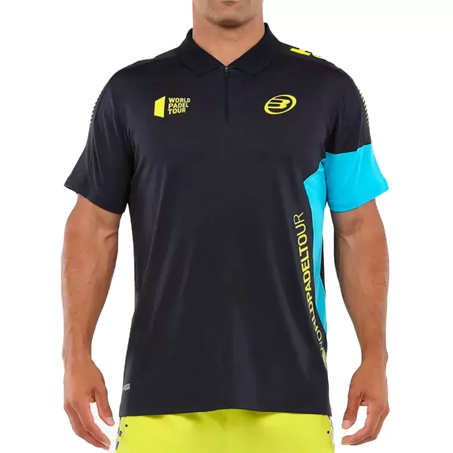 Imagen 0 de 3 de Remera Bullpadel Vichada-MARINO/AMARILLO FLUOR