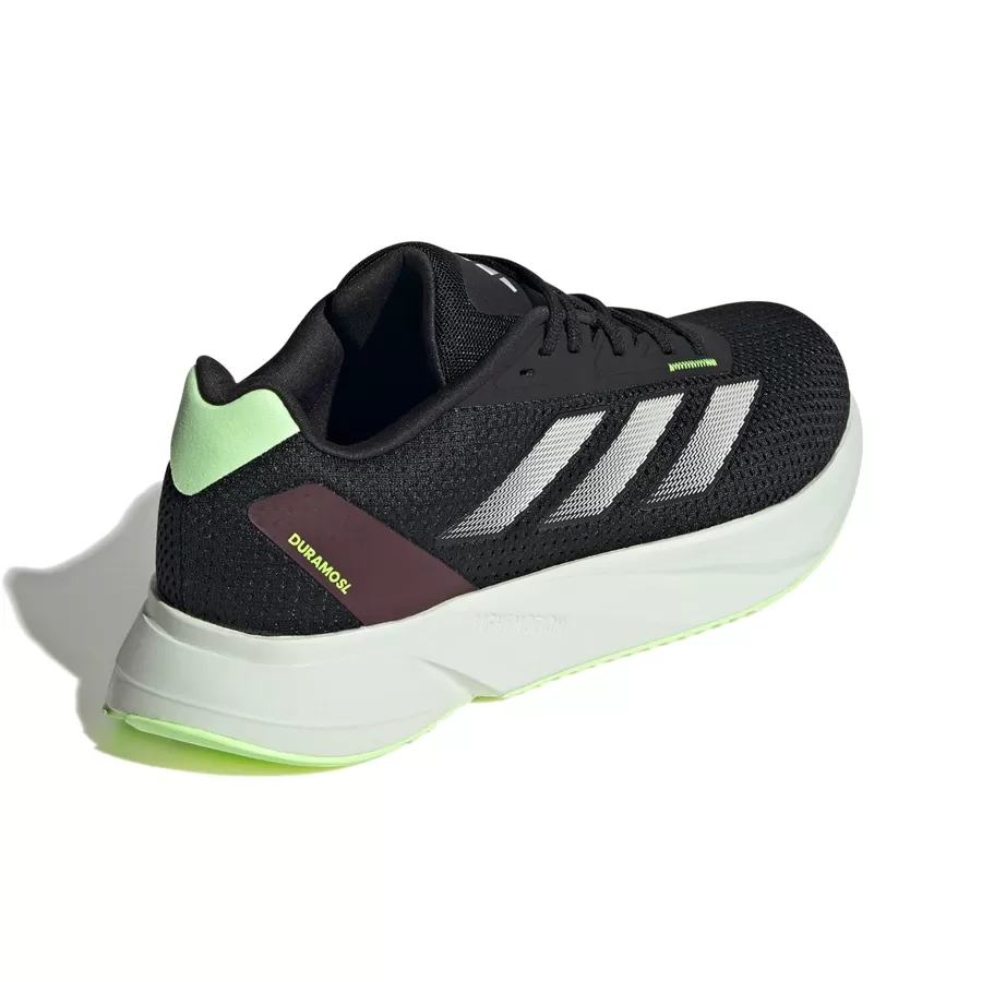 Imagen 1 de 8 de Zapatillas adidas Duramo Sl-NEGRO/BLANCO/VERDE FLUOR