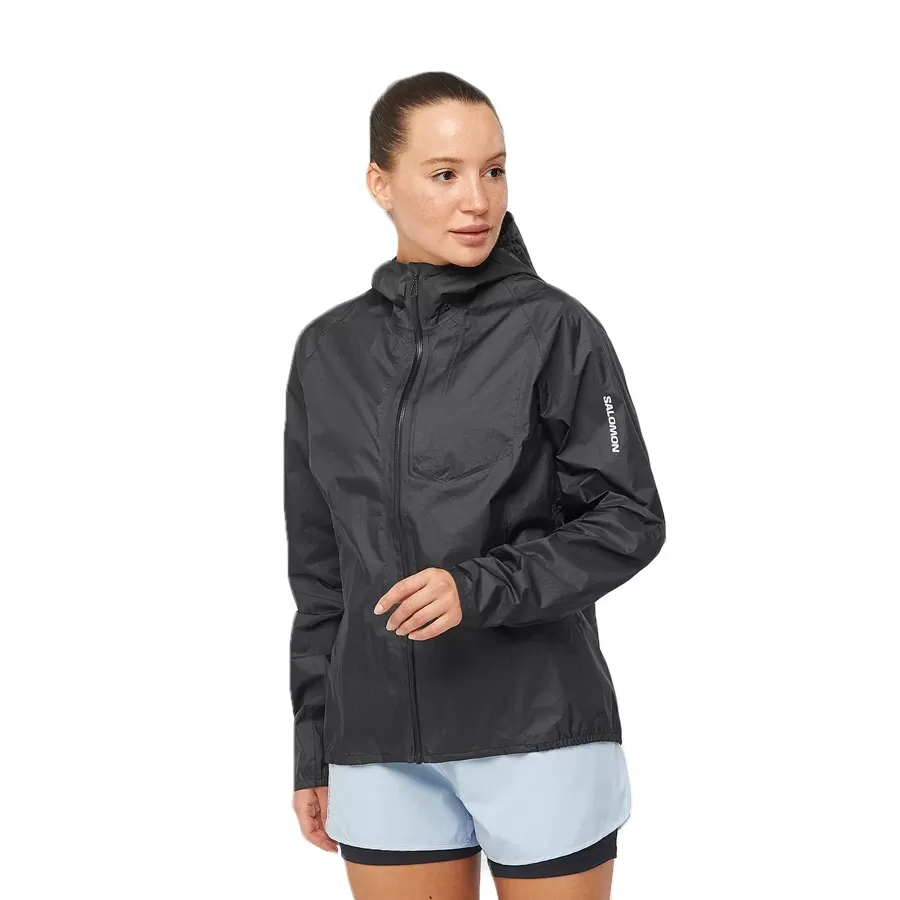 Imagen 1 de 7 de Campera Salomon Bonatti Waterproof-NEGRO