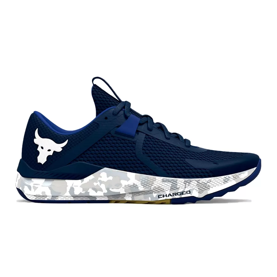 Imagen 1 de 6 de Zapatillas Under Armour Projet Rock Bsr 2 Marble-AZUL/BLANCO