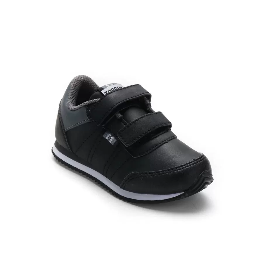 Imagen 0 de 5 de Zapatillas Topper Theo Cs Velcro Bebe-NEGRO/GRIS