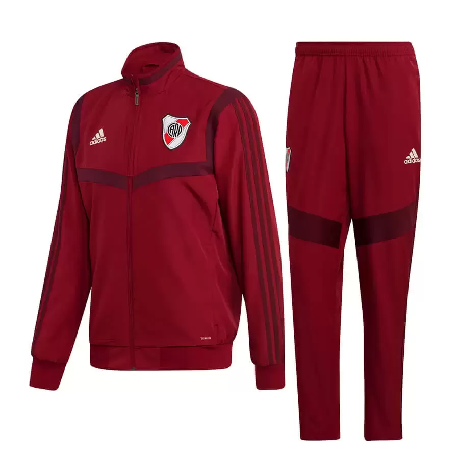 Conjunto adidas De Presentacion River Plate BORDO BLANCO Vaypol