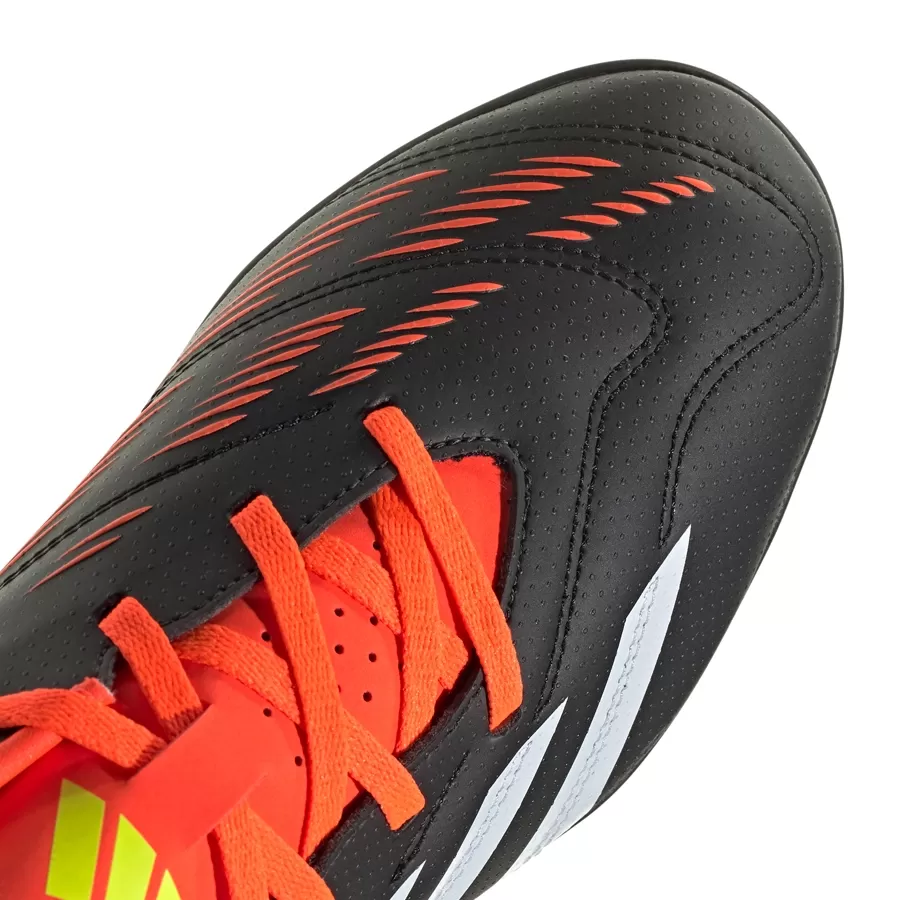 Imagen 6 de 7 de Botines adidas Predator Club Tf-NEGRO/BLANCO/NARANJA FLUOR