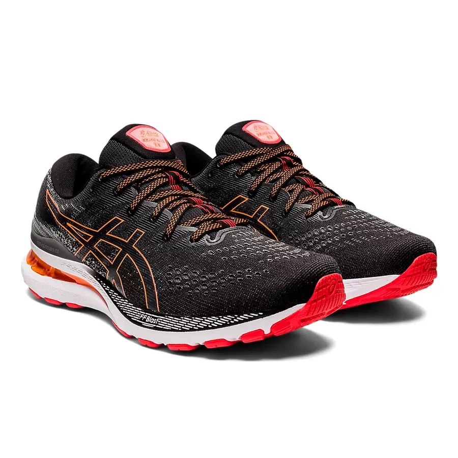 Zapatillas Asics Gel Kayano 28 Standard H NEGRO NARANJA Vaypol