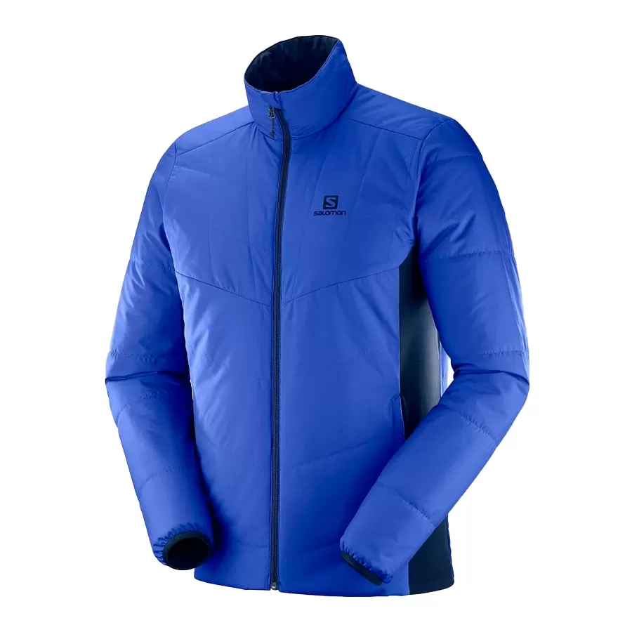 Imagen 0 de 2 de Campera Salomon Drifter Mid-AZUL/NEGRO