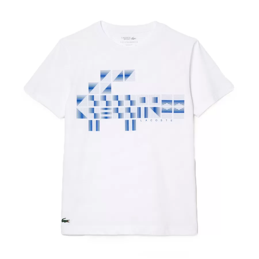 Imagen 0 de 7 de Remera Lacoste Novak Djokovic-BLANCO/AZUL