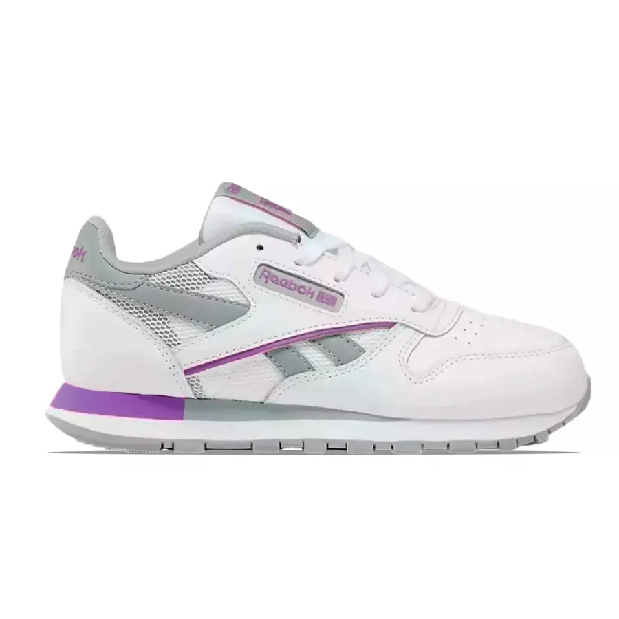 Imagen 0 de 5 de Zapatillas Reebok Classic Leather-BLANCO/VIOLETA/GRIS