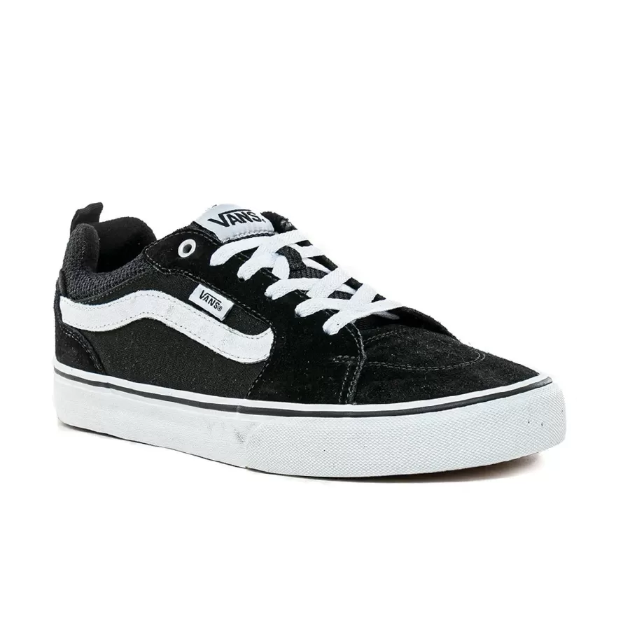 Imagen 0 de 5 de Zapatillas Vans Filmore Suede Canvas-NEGRO/BLANCO