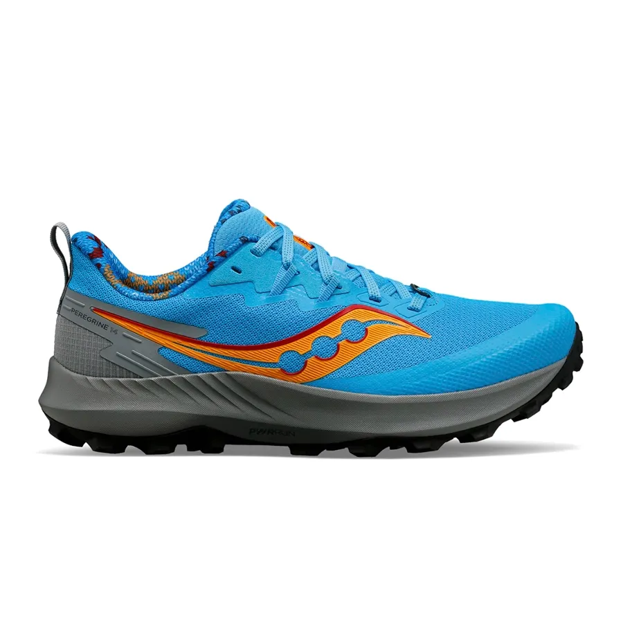 Imagen 0 de 5 de Zapatillas Saucony Peregrine 14 El Cruce Cyan-CELESTE/GRAFITO/NARANJA