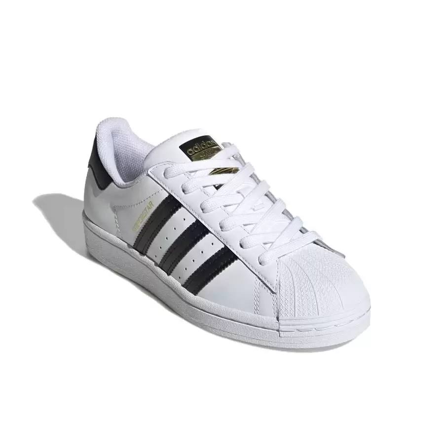 Adidas blancos con rayas negras online