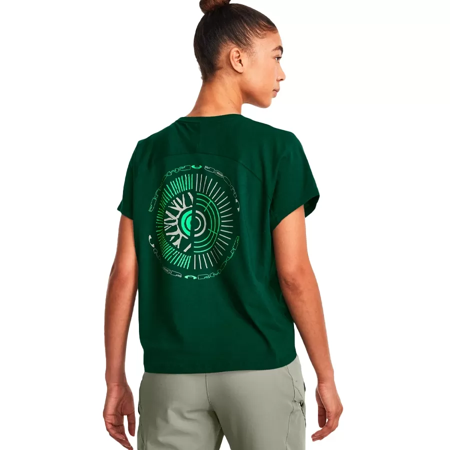 Imagen 3 de 5 de Remera Under Armour Anywhere Gpc-VERDE MILITAR