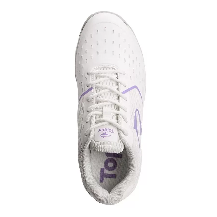 Imagen 3 de 5 de Zapatillas Topper T Padel (no publicar manchadas)-BLANCO/VIOLETA