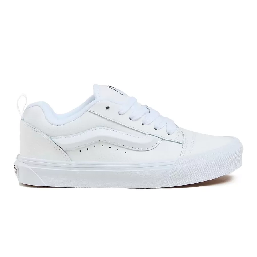 Vans blancas cuero hombre discount