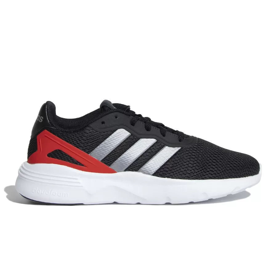 Zapatillas adidas Nebzed Cloudfoam NEGRO ROJO BLANCO Vaypol