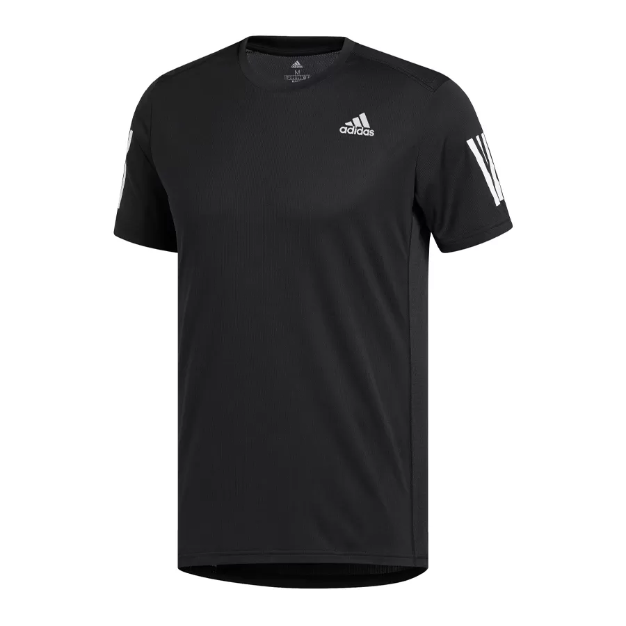 Remera adidas Own The Run NEGRO BLANCO RunningVa