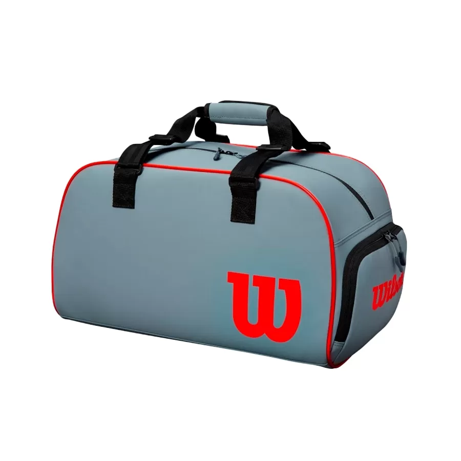 Imagen 0 de 2 de Bolso Wilson Clash Duffle Small-GRIS/ROJO/NEGRO