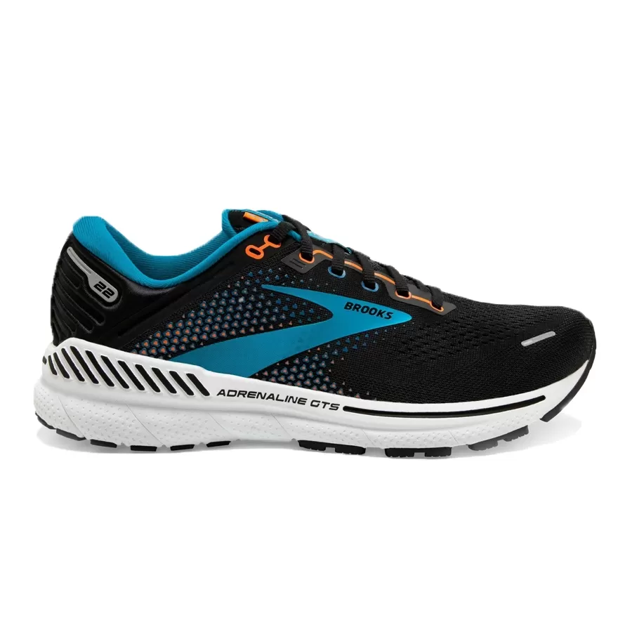 Zapatillas Brooks Adrenaline Gts 22 NEGRO TURQUESA BLANCO Vaypol