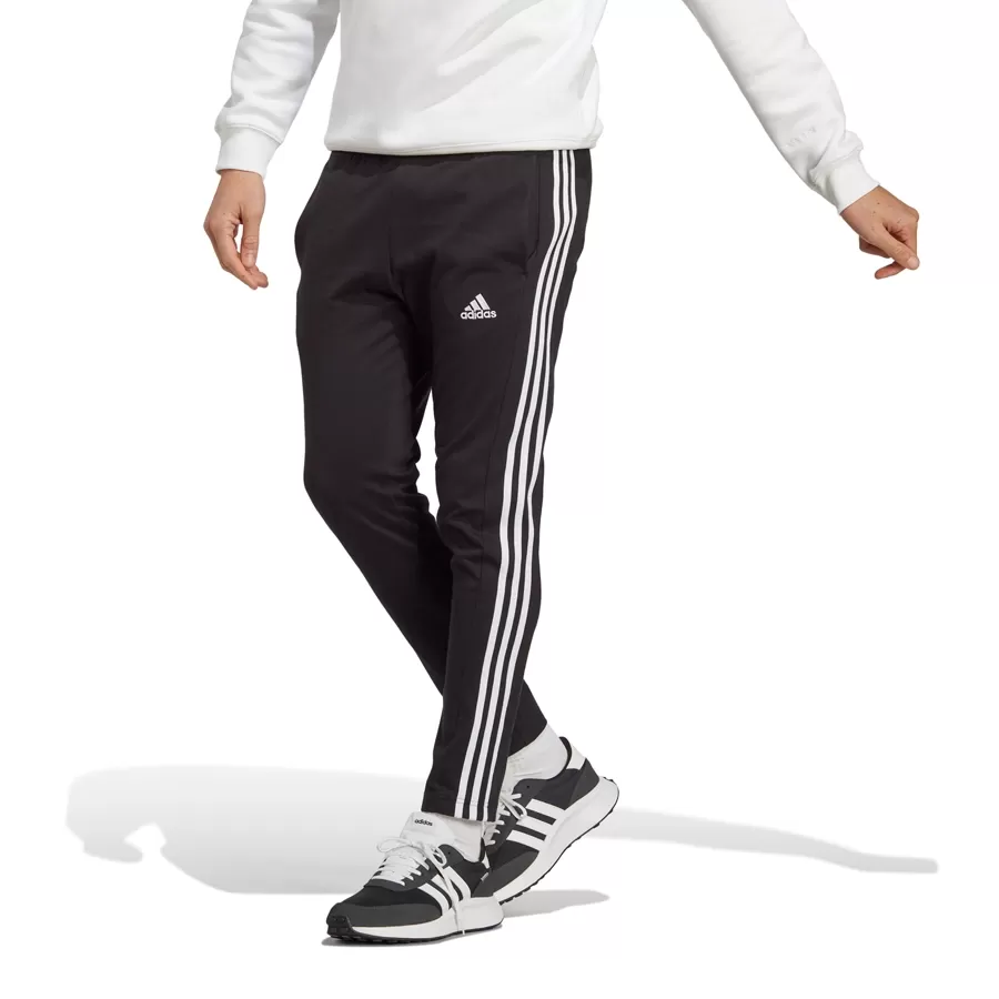 Imagen 1 de 5 de Pantalón adidas Essentials 3 Tiras-NEGRO/BLANCO