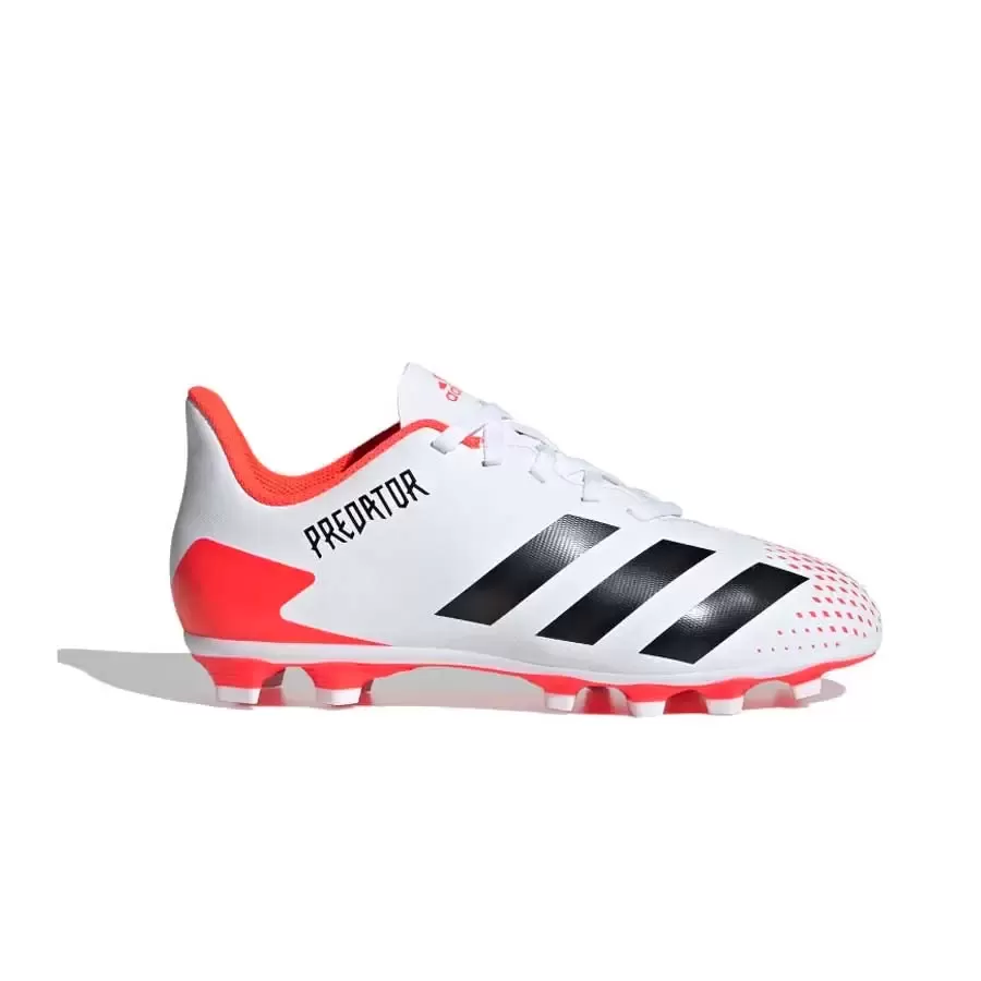 Botines adidas Predator 20.4 Fxg J BLANCO NARANJA NEGRO Vaypol