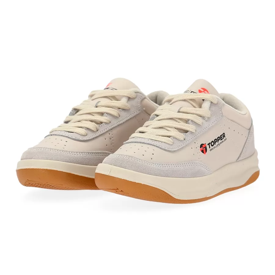 Imagen 5 de 6 de Zapatillas Topper Enforcer-BLANCO/HUESO