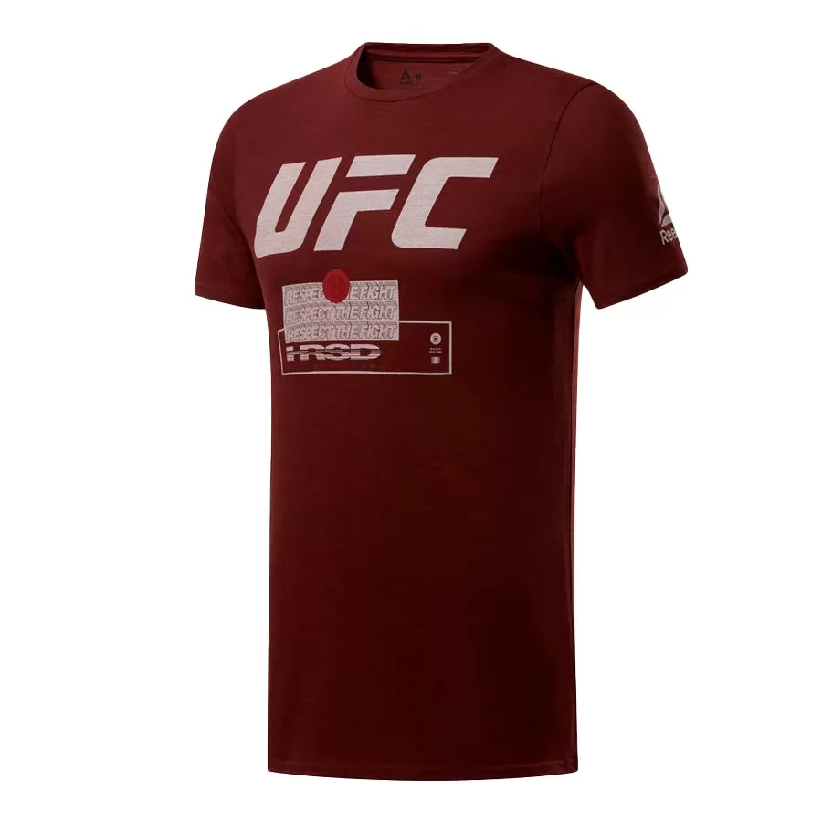 Imagen 0 de 6 de Remera Reebok Ufc Fight Week-BORDO