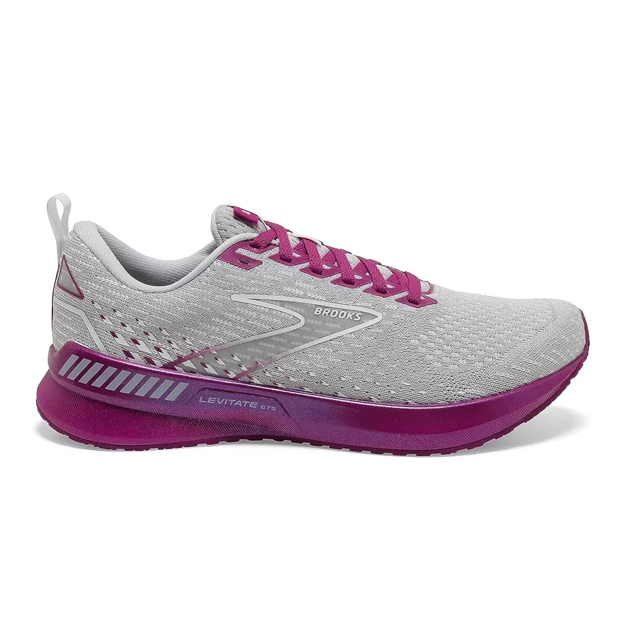 Imagen 0 de 6 de Zapatillas Brooks Levitate Gts 5-GRIS/LILA