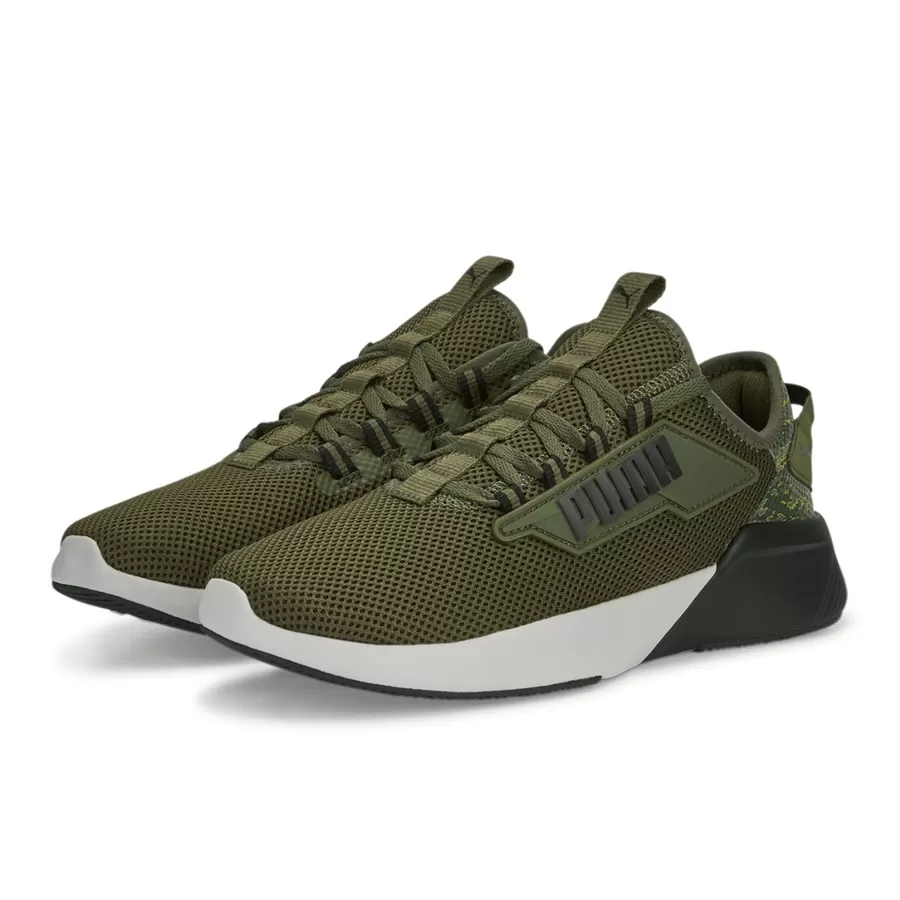 Imagen 2 de 5 de Zapatillas Puma Retaliate 2-VERDE MILITAR/NEGRO/BLANCO