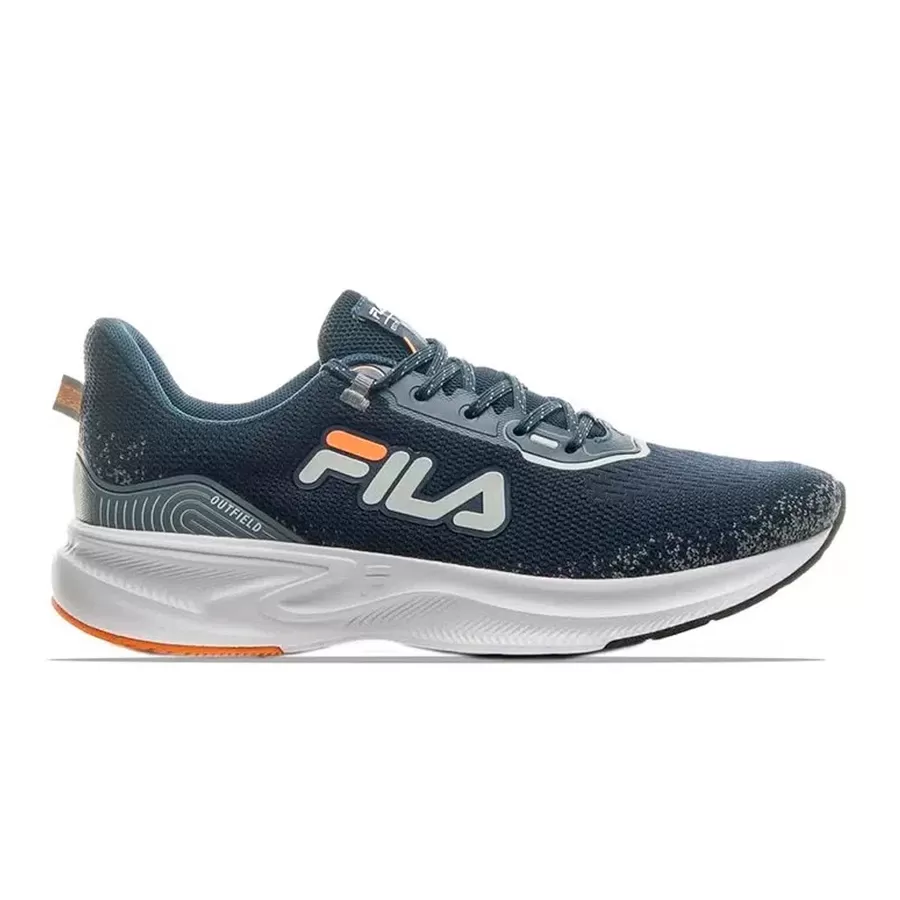 Imagen 0 de 6 de Zapatillas Fila Outfield-MARINO/PLATA/NARANJA