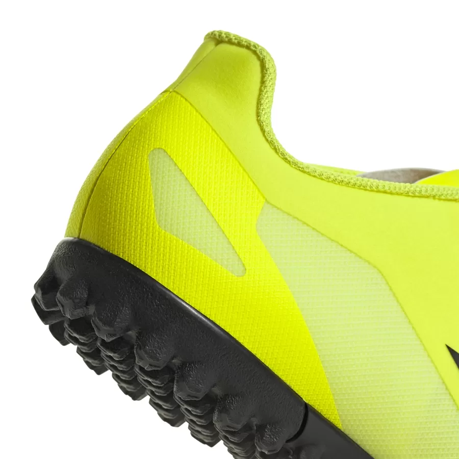 Imagen 5 de 7 de Botines adidas X Crazyfast Club Tf-AMARILLO FLUOR/NEGRO