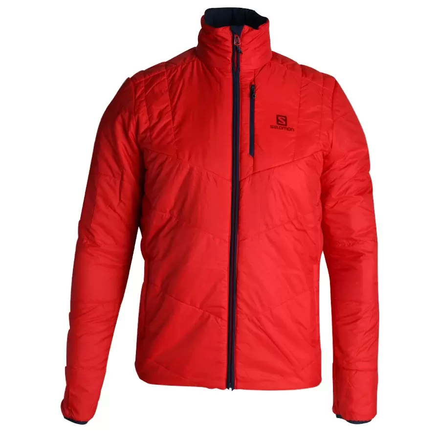 Imagen 1 de 6 de Campera Salomon Drifter-MARINO/ROJO