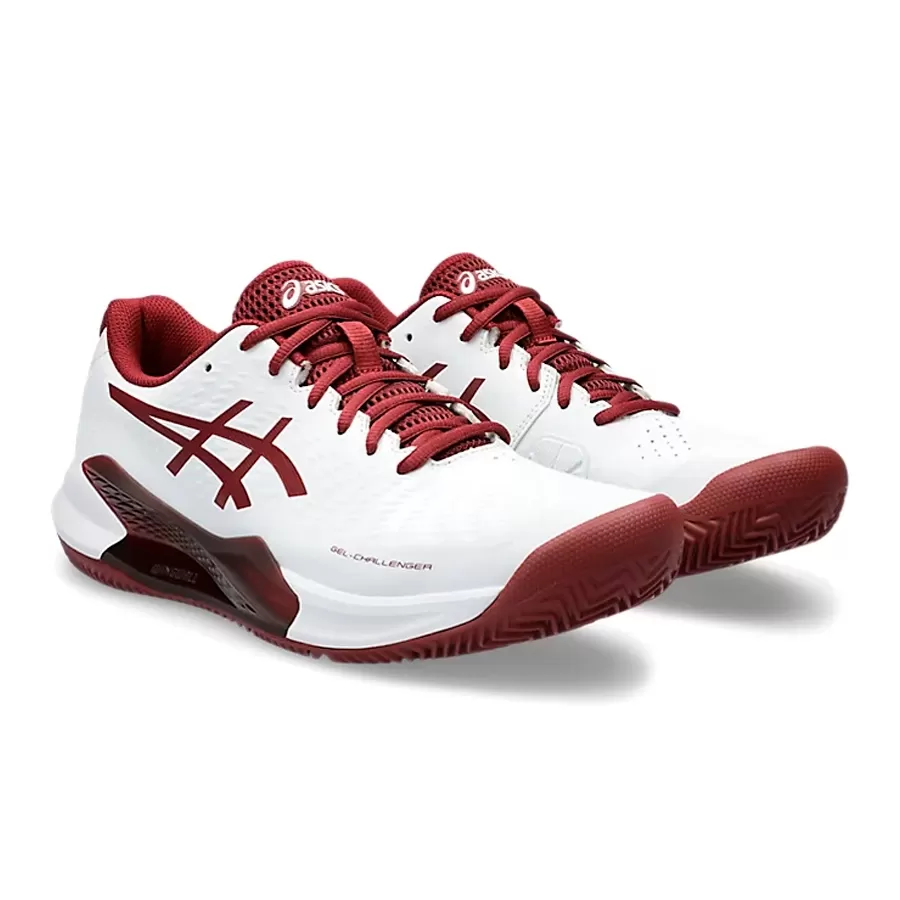 Imagen 1 de 7 de Zapatillas Asics Gel Challenger 14 Clay-BLANCO/BORDO