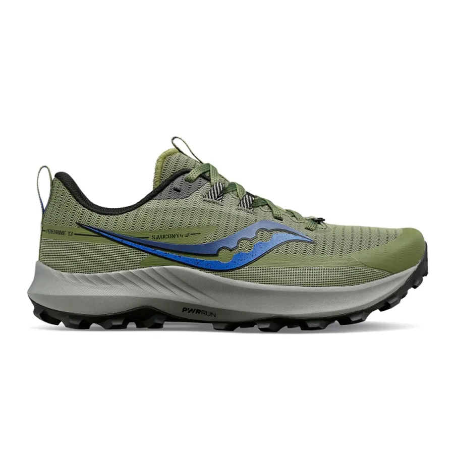 Imagen 0 de 5 de Zapatillas Saucony Peregrine 13-VERDE OLIVA/GRIS