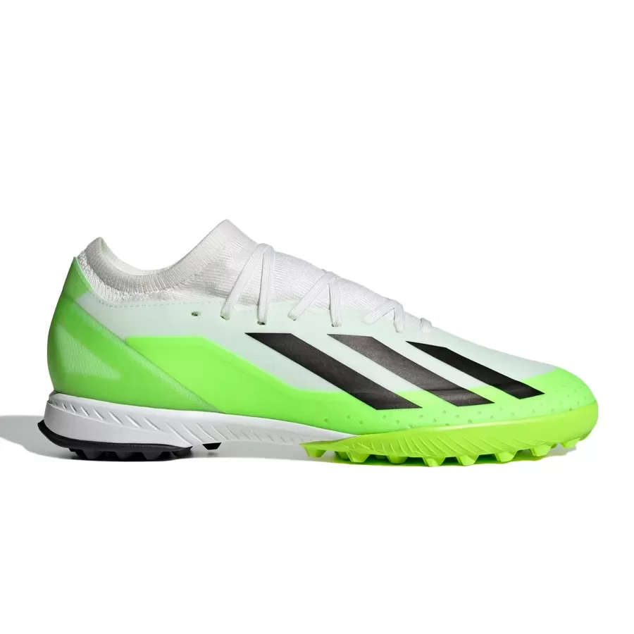 Botines adidas X Crazyfast 3 Tf BLANCO LIMA NEGRO Vaypol